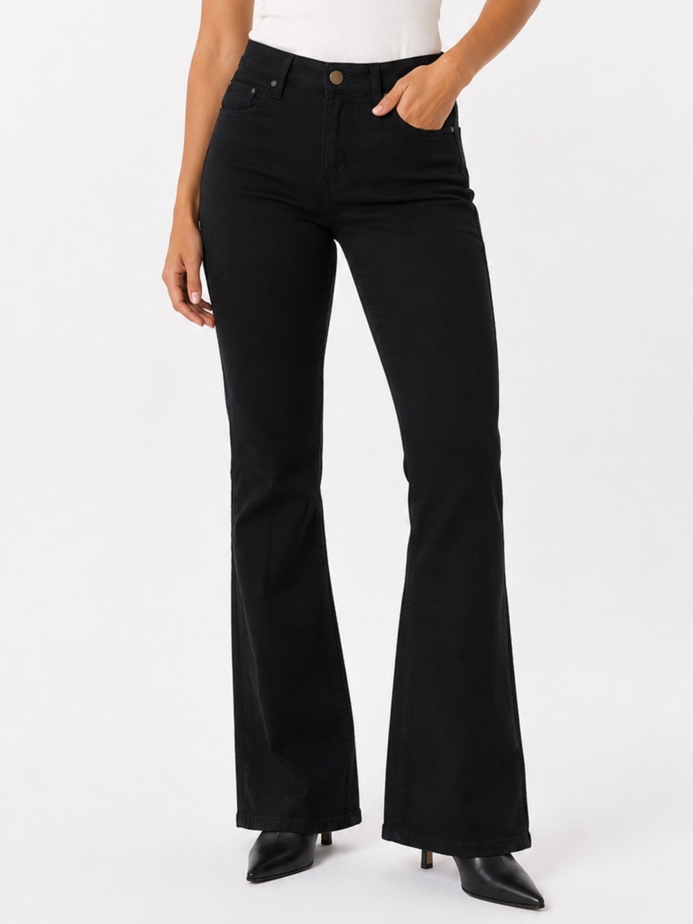 Women’s Black Boot-Cut Flare Pants
